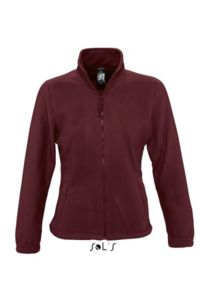 North | Veste polaire publicitaire pour femme Bordeaux