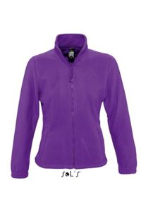 North | Veste polaire publicitaire pour femme Violet foncé