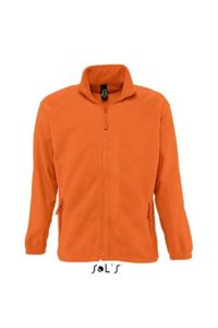 North | Veste polaire publicitaire pour homme Orange