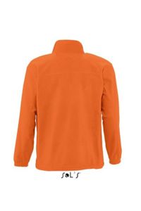 North | Veste polaire publicitaire pour homme Orange 2