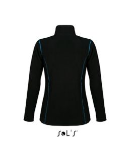 Nova | Veste polaire publicitaire pour femme Noir Aqua 2