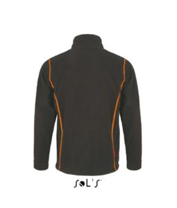 Nova | Veste polaire publicitaire pour homme Anthracite Orange 2