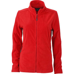 Qoolu | Veste polaire publicitaire pour femme Rouge