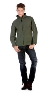 Tifo | Veste polaire publicitaire pour homme Olive 1