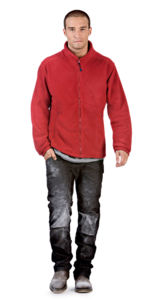 Tooso | Veste polaire publicitaire pour homme Rouge 3