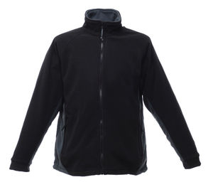 Vooto | Veste polaire publicitaire pour homme Noir Gris 1