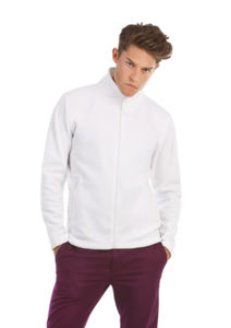 Waxe | Veste polaire publicitaire pour homme Blanc 1