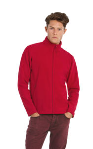 Waxe | Veste polaire publicitaire pour homme Rouge 1