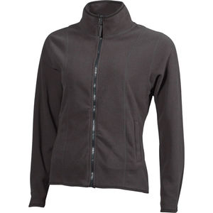 Xaco | Veste polaire publicitaire pour femme Gris foncé