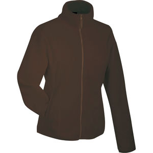 Xaco | Veste polaire publicitaire pour femme Marron